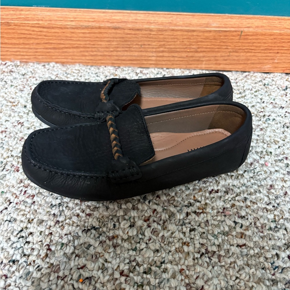 Boys Black Loafers